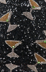 Roxanne Mini Skort ~ Tossed Tini Beaded Sequins