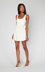 Ricci Skort Dress ~ White Velvet