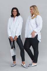 Renata White Collared Shirt