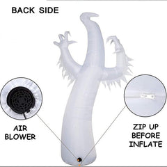 12FT Color Changing LED Inflatable Ghost - The Official Strange & Creepy Store!