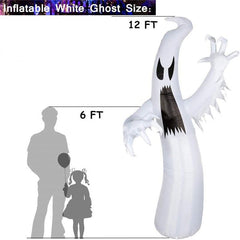 12FT Color Changing LED Inflatable Ghost - The Official Strange & Creepy Store!