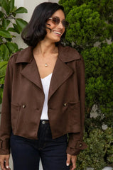 Piper Jacket Chocolate With Pocket