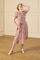 1940s Shirt-Waister Dress - Spring Parade