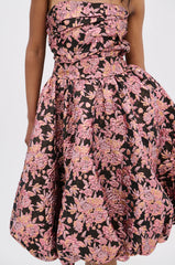 CHARLOTTE BROCADE MIDI DRESS