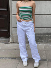 Matilde W linen pants