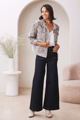 Aubree Animal Print Jacket
