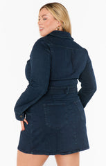 Outlaw Long Sleeve Dress ~ Thunder
