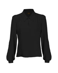 1940s Darling Blouse - Black