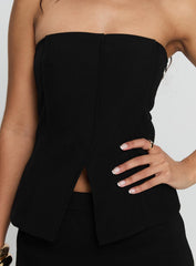 Lavish Living Strapless Top Black