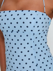 Delamere Mini Dress Blue / Navy Polka