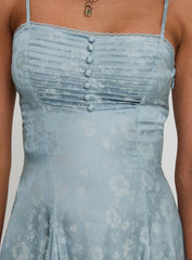 Bluebird Jacquard Mini Dress Blue