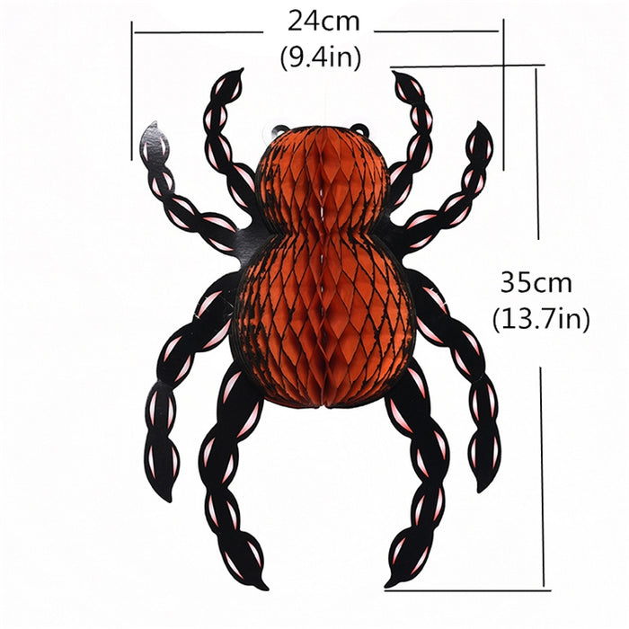 5pcs Hanging Halloween Spiders Decorations