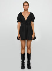 Blissful Mini Dress Black
