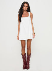 Alanah Mini Dress White
