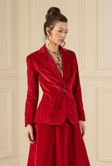 1970s Classic Corduroy Jacket - Wine