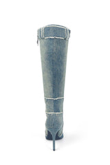 Cindy Denim Boots