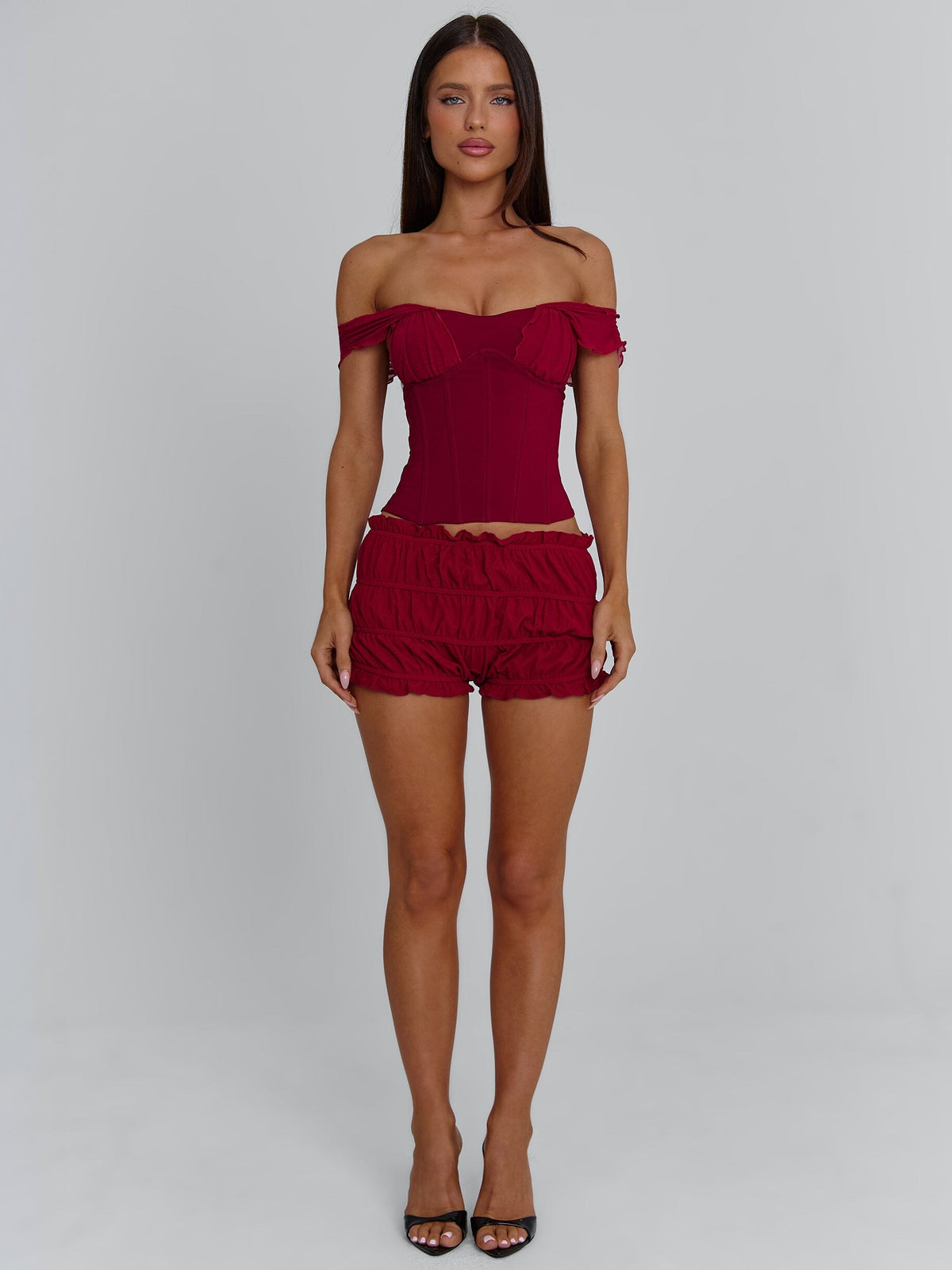 Amaya Top Deep Red