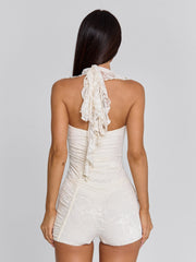 Avila Playsuit Ivory