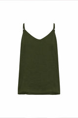 Ana Reversible Neckline Camisole Top Olive