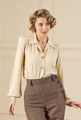 1940s Victory Blouse - Antique