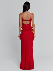 BECK MAXI DRESS RED