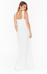 Paris Gown ~ White Stretch