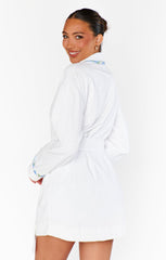 Freshen Up Robe ~ White Terry