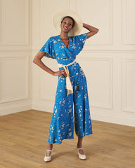 1930s 'Bessie' Wrap Beach Pyjama - Eden