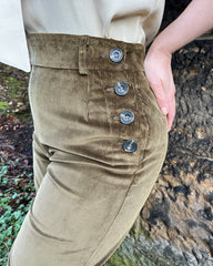 Landgirl Breeches - Deep Olive Corduroy