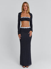 Cali Top Polka Dot