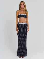 Cali Maxi Skirt Polka Dot