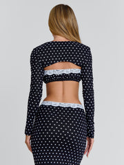 Cali Top Polka Dot
