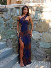 CECILIAN MAXI DRESS DUSK