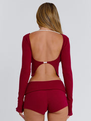 Cereza Shorts Red