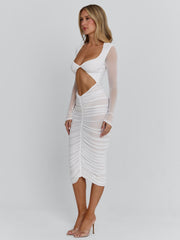 CERINA MAXI DRESS WHITE