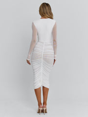 CERINA MAXI DRESS WHITE