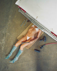 Cindy Denim Boots