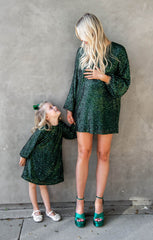 Once Upon A Time Dress ~ Emerald Sequins