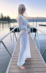Vacay Coverup ~ White Crochet