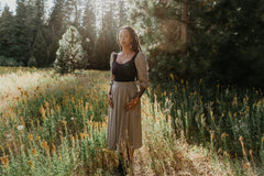 Rue Skirt in Cotton Gingham