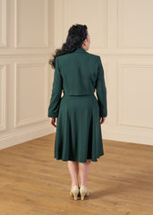 1940s Goodwood Grable Ensemble - Dia Deco Emerald