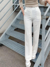 Classic wide pants off white