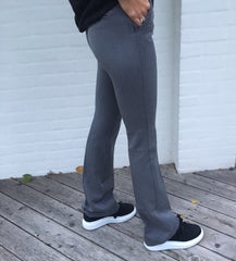 Flare pants with pockets - Grey