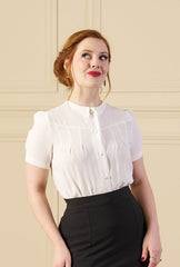 1930s Bonnie Blouse - Ivory
