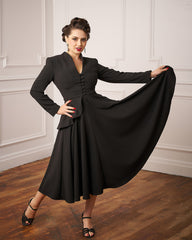 1950s Lilian Jacket - Black