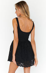 Ricci Skort Dress ~ Black Lace