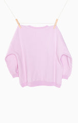 Davis Sweatshirt ~ Pink Mini Graphic