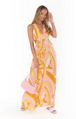Marisol Maxi Dress ~ Caribbean Cocktail