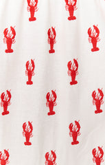 Long Weekend Maxi Dress ~ Lobster Embroidery