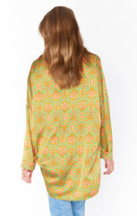 Johns Button Down Shirt ~ Palm Deco